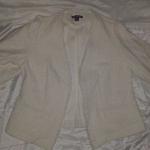 White Blouse Women's Dress Jacket